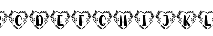 Old Love Font UPPERCASE