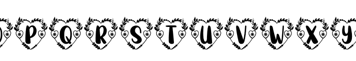 Old Love Font UPPERCASE