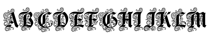 Old Master Regular Font UPPERCASE