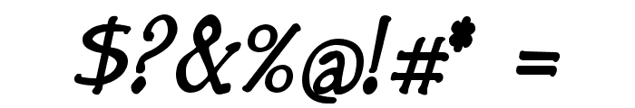 Old Venexia Italic Bold Font OTHER CHARS
