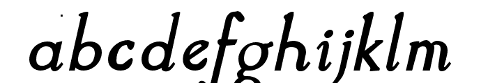 Old Venexia Italic Bold Font LOWERCASE