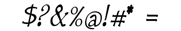 Old Venexia Italic Font OTHER CHARS