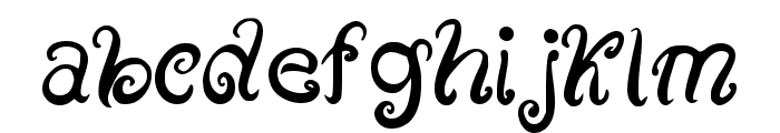 Old Work Font Regular Font LOWERCASE
