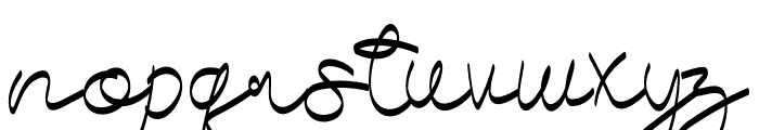 Old Zelyna Font LOWERCASE