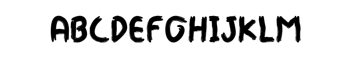 OldScratches-Regular Font UPPERCASE