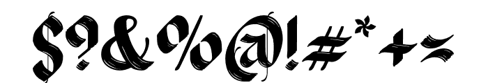OldSkull-Regular Font OTHER CHARS