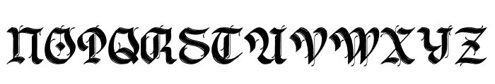 OldSkull-Regular Font UPPERCASE