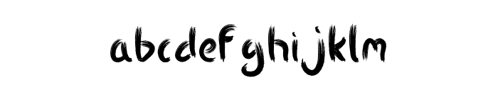 OldStreet-Regular Font LOWERCASE