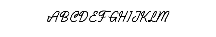 Oldcurley Font UPPERCASE