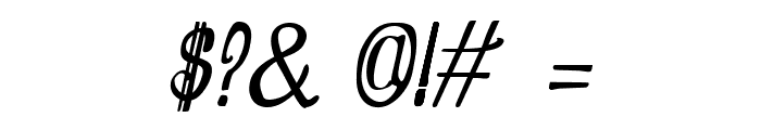 Oldiez italic sans Italic Font OTHER CHARS