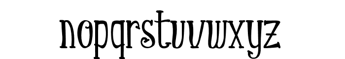 Oldiezregserif Font LOWERCASE