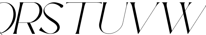 Oleragie Italic Font UPPERCASE