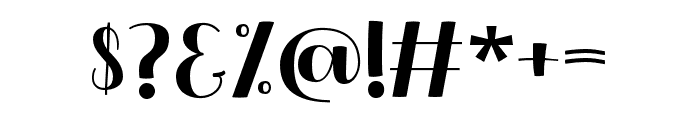 Oliandre-Regular Font OTHER CHARS