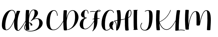 Oliandre-Regular Font UPPERCASE