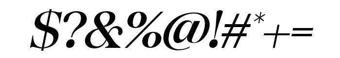 Olieno Blow Italic Font OTHER CHARS