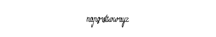 Oliev Oliev Font LOWERCASE