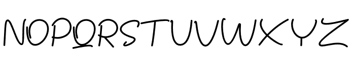 Olimela Handwritten Font UPPERCASE