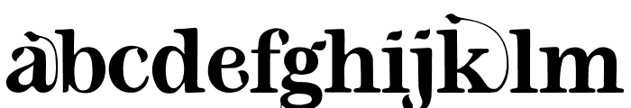 Olive Branch Serif Ligatures Font LOWERCASE