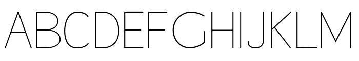 Oliver Font - Light Regular Font UPPERCASE
