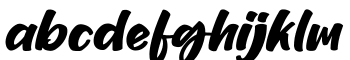 Oliver queen Regular Font LOWERCASE