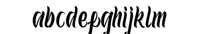 OliverBlue-Regular Font LOWERCASE