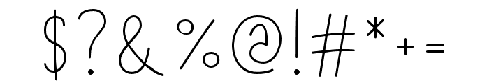 Olivetta Regular Font OTHER CHARS