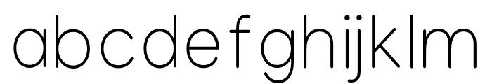 Olivette ExtraLight Font LOWERCASE