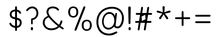 Olivette Regular Font OTHER CHARS
