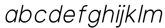Olivette Regular_Italic Font LOWERCASE