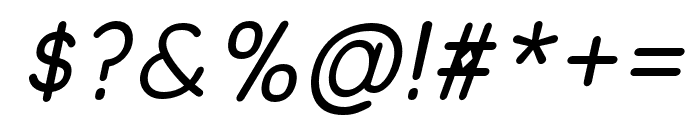 Olivette SemiBold_Italic Font OTHER CHARS