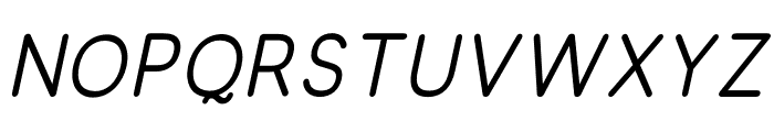 Olivette SemiBold_Italic Font UPPERCASE