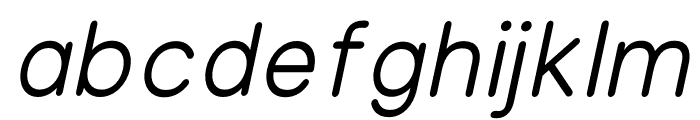Olivette SemiBold_Italic Font LOWERCASE