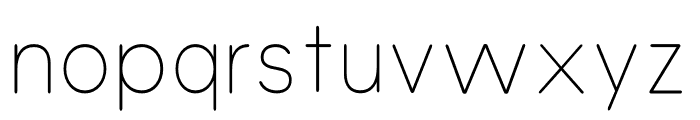 Olivette Thin Font LOWERCASE