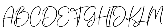 Olivia Signature Font UPPERCASE