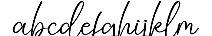 Olivia Signature Font LOWERCASE