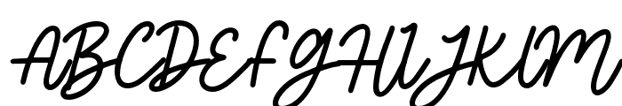 OliviaBloom-Regular Font UPPERCASE