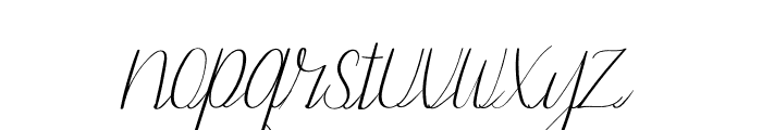 Olleta Italic Font LOWERCASE