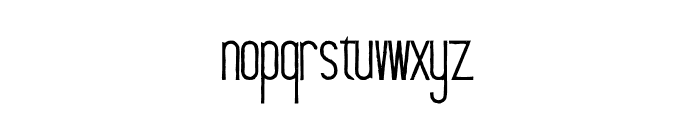 Ollie Thin Grunge Font LOWERCASE