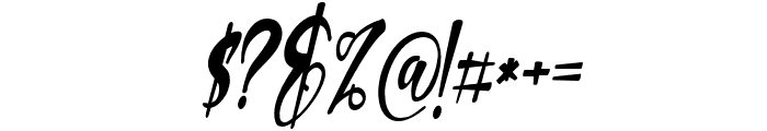 Olliffia-Italic Font OTHER CHARS