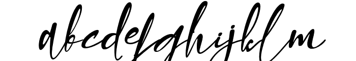 Olliffia-Italic Font LOWERCASE