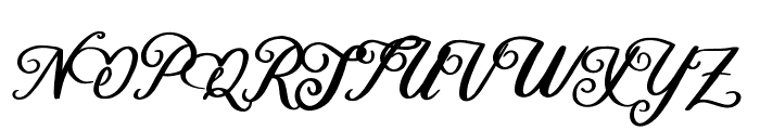 Ollson Font UPPERCASE