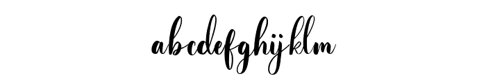 OllyVetta Font LOWERCASE