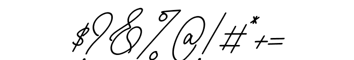 Oluwatobiloba Italic Font OTHER CHARS