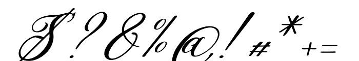 Olydemi Italic Font OTHER CHARS