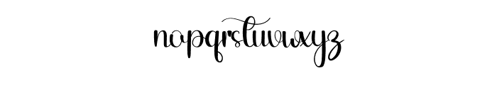 Oma Mia Font LOWERCASE