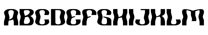 Ombak Groovy Font LOWERCASE