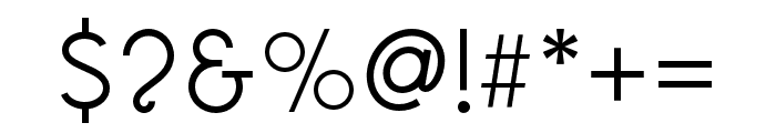 Omega Sans Medium Font OTHER CHARS