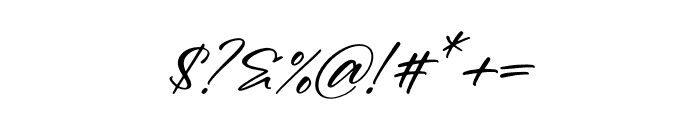 Onadia Italic Font OTHER CHARS