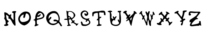 One Twiggy One Regular Font UPPERCASE