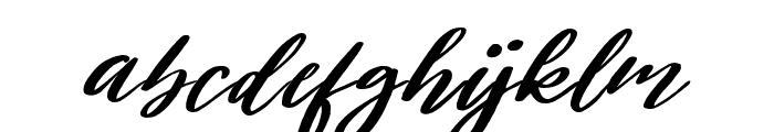 Onehunty-Regular Font LOWERCASE
